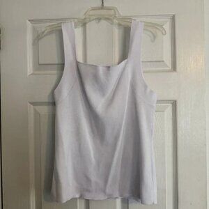 Ann Taylor Factory White Sweater Shell Tank - Women's